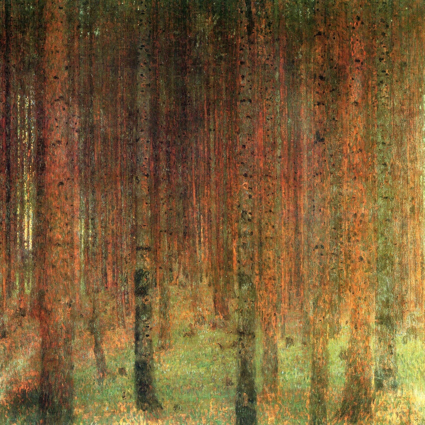 🌲 יער האורנים II – גוסטב קלימט (סביבות 1901)