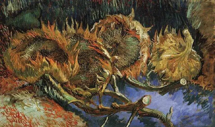 ארבעה חמניות נבולות - Vincent van Gogh