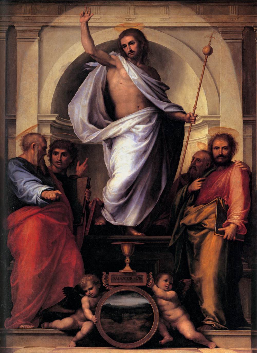 Le Christ avec les quatre évangélistes - Fra Bartolomeo