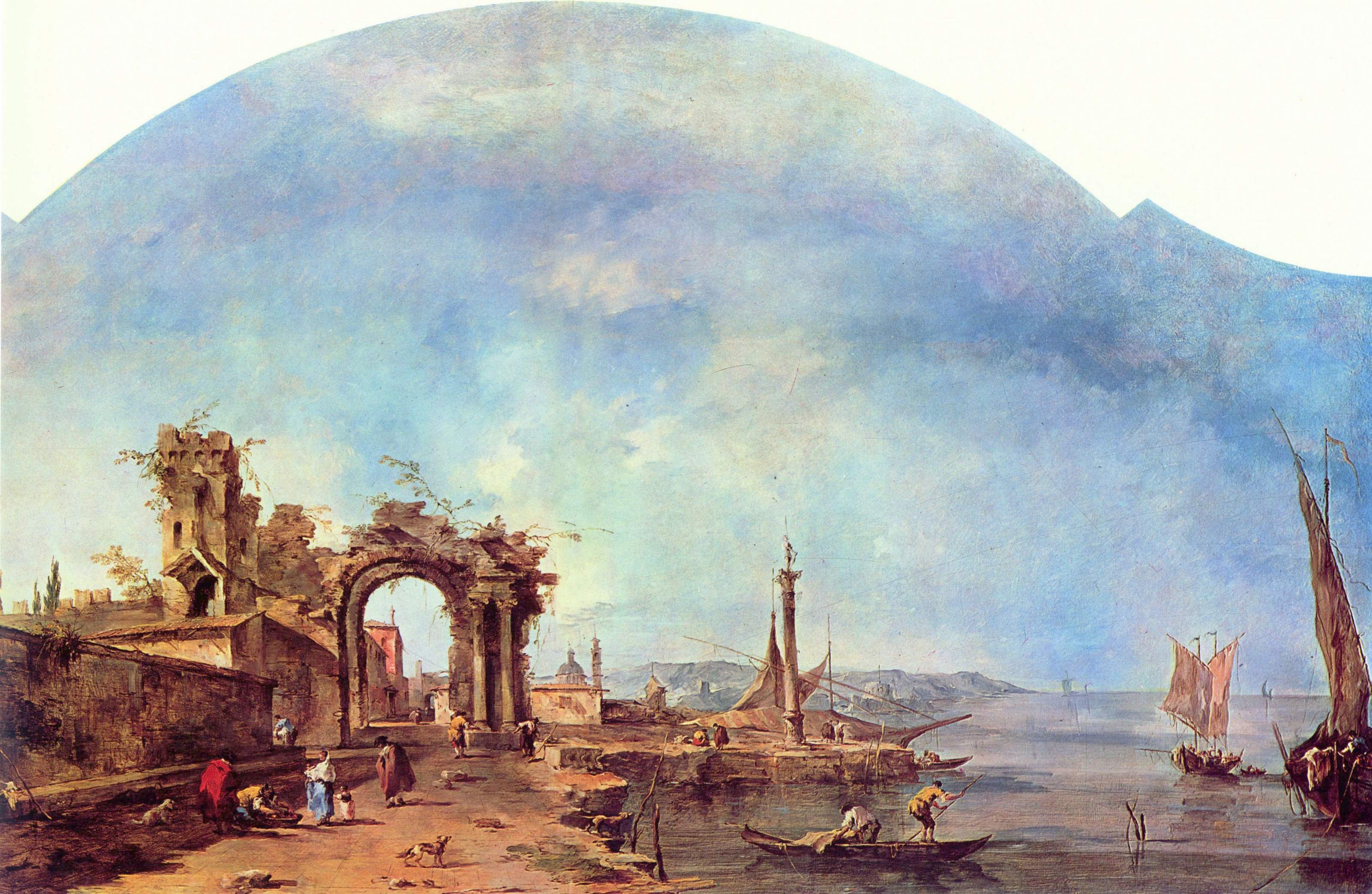 Paysage fantastique - Francesco Guardi