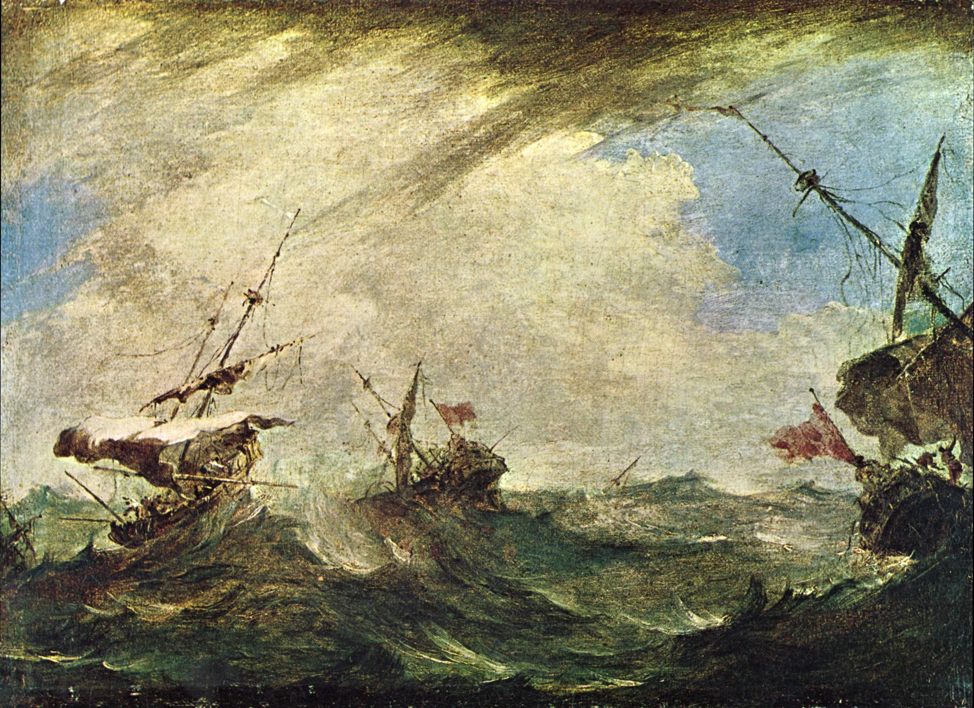 Tempête sur la mer - Francesco Guardi