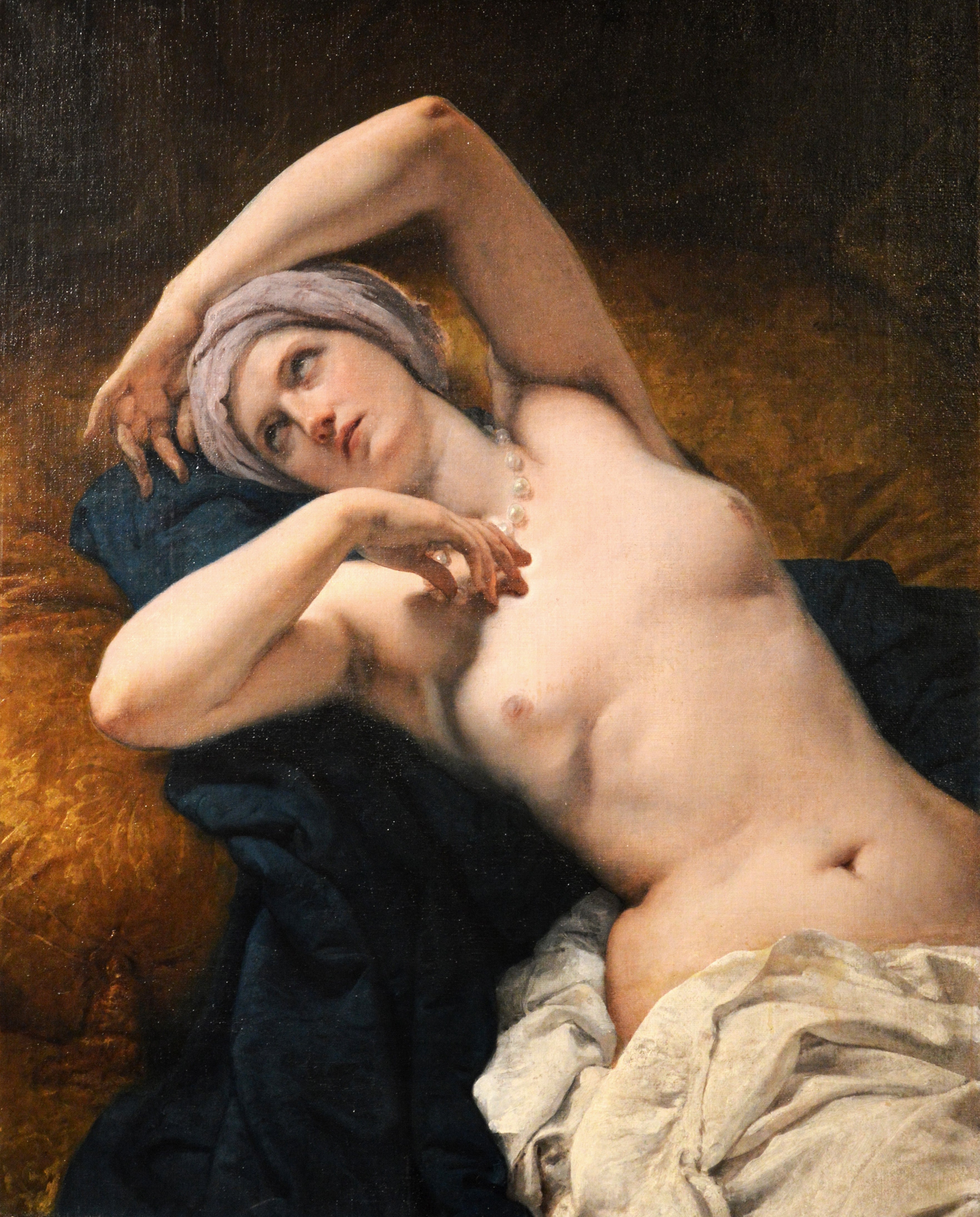 Odalisque dans son sommeil - Francesco Hayez