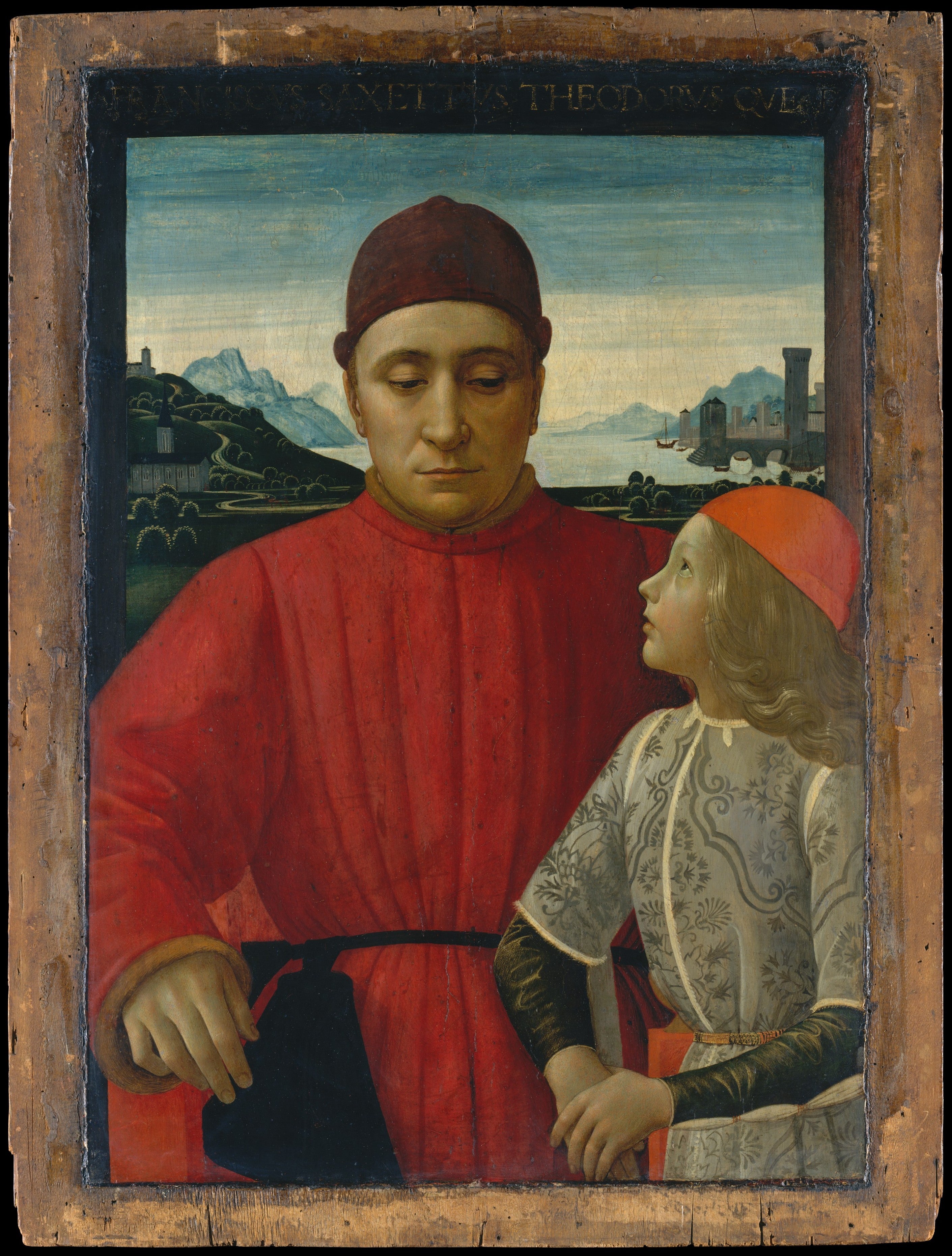 Portrait de Francesco Sassetti avec son fils Teodoro - Domenico Ghirlandaio