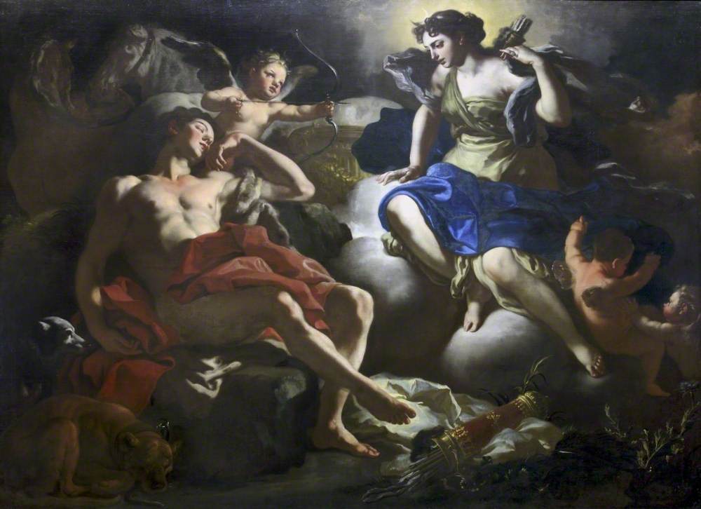 Diane et Endymion - Francesco Solimena