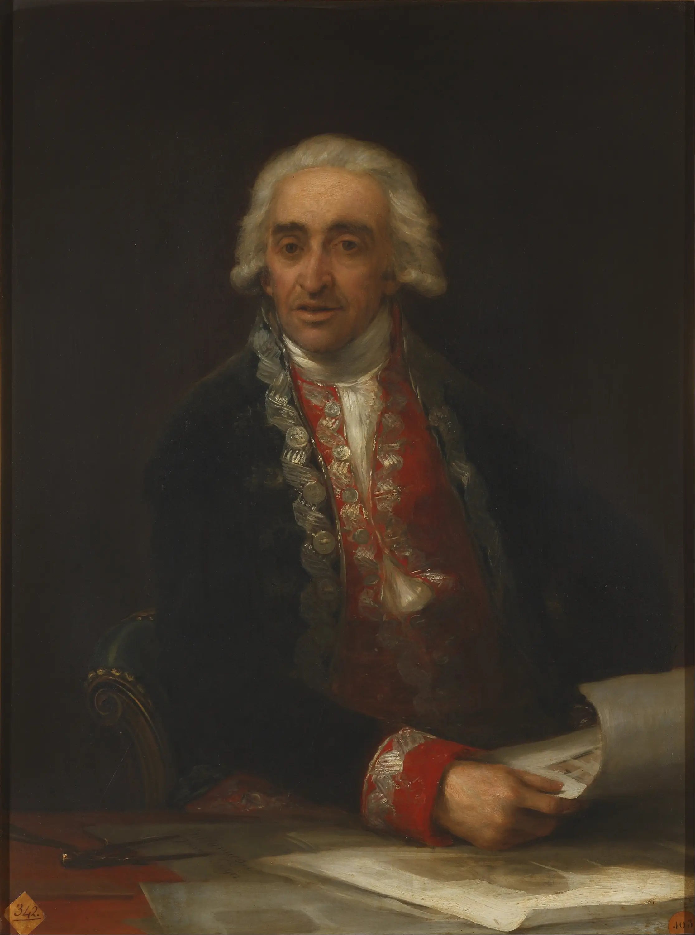 Reproduction du tableau « Portrait de Juan de Villanueva - Francisco de Goya » par Alpha Reproduction en peinture à l’huile
