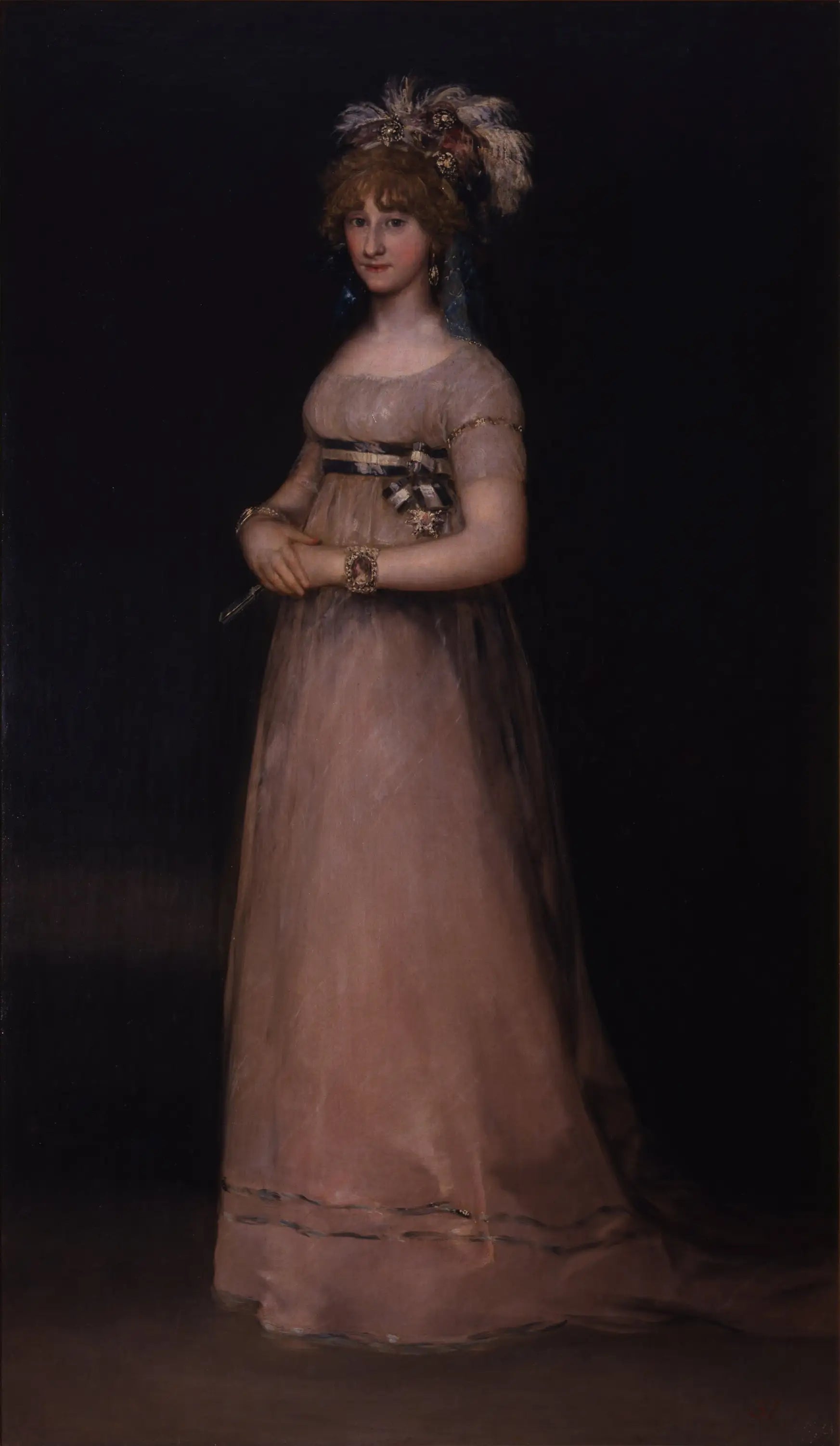Reproduction du tableau « Portrait de María Luisa de Borbón y Vallabriga - Francisco de Goya » par Alpha Reproduction en peinture à l’huile