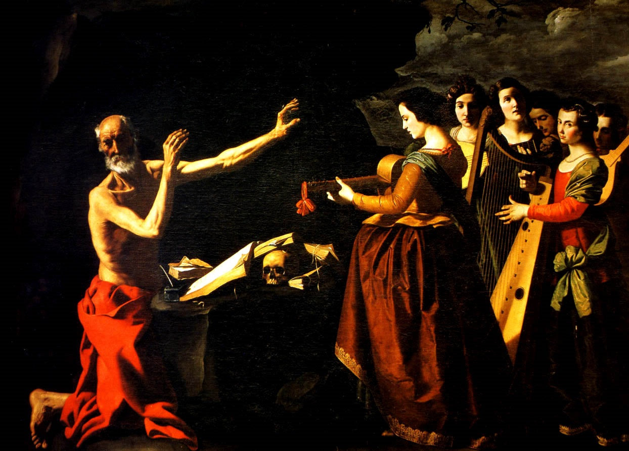 Tentation de Saint Jérôme - Francisco de Zurbarán