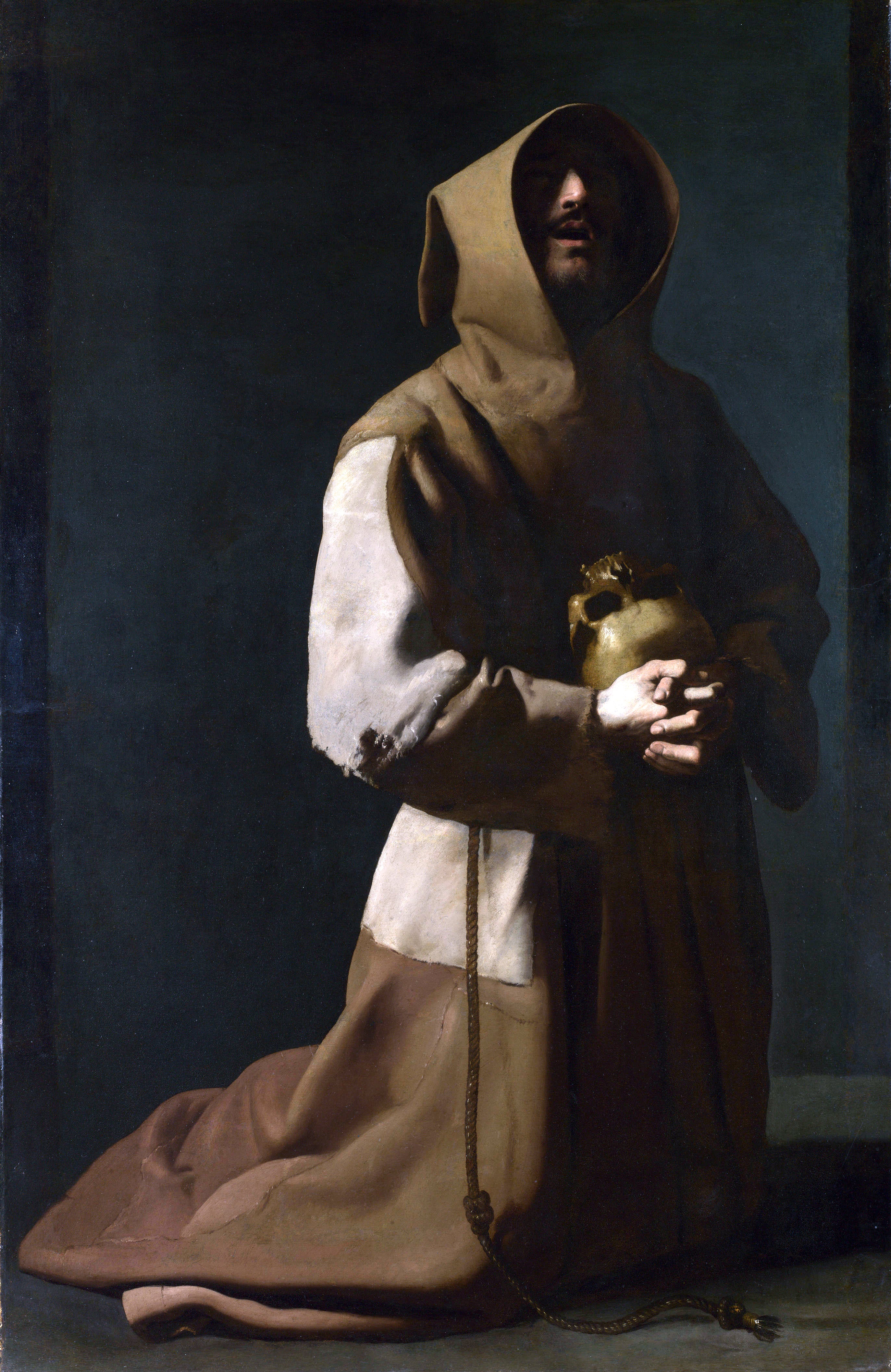 Saint François en méditation - Francisco de Zurbarán