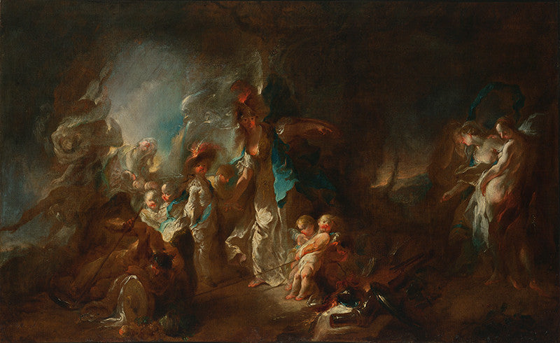 Allégorie de l'éducation d'un noble - Franz Anton Maulbertsch