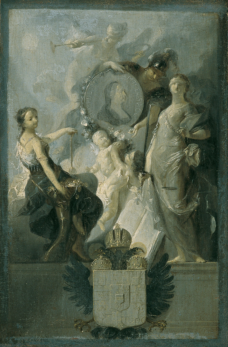 Hommage à l'impératrice Marie-Thérèse - Franz Anton Maulbertsch