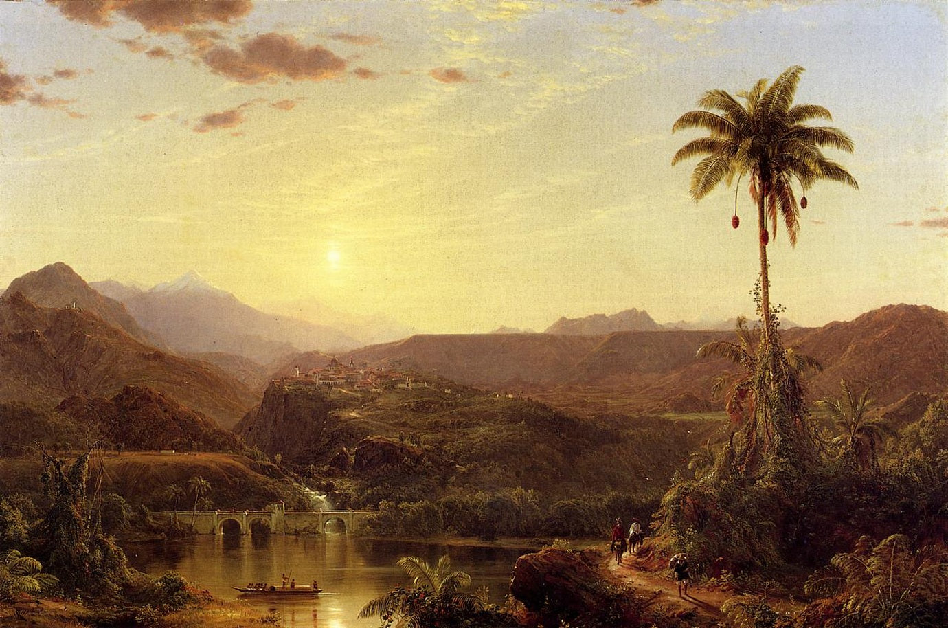 La Cordillère, levier de soleil - Frederic Edwin Church