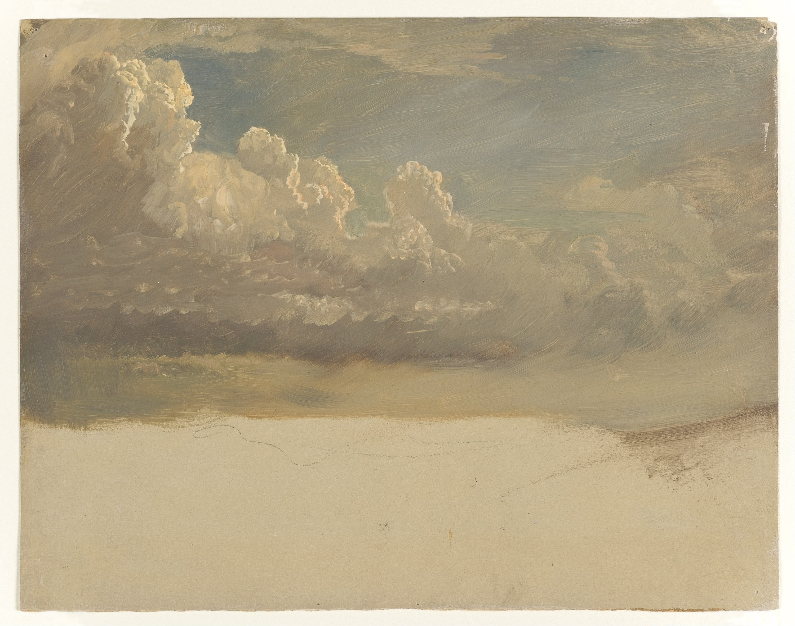 Étude de nuages - Frederic Edwin Church