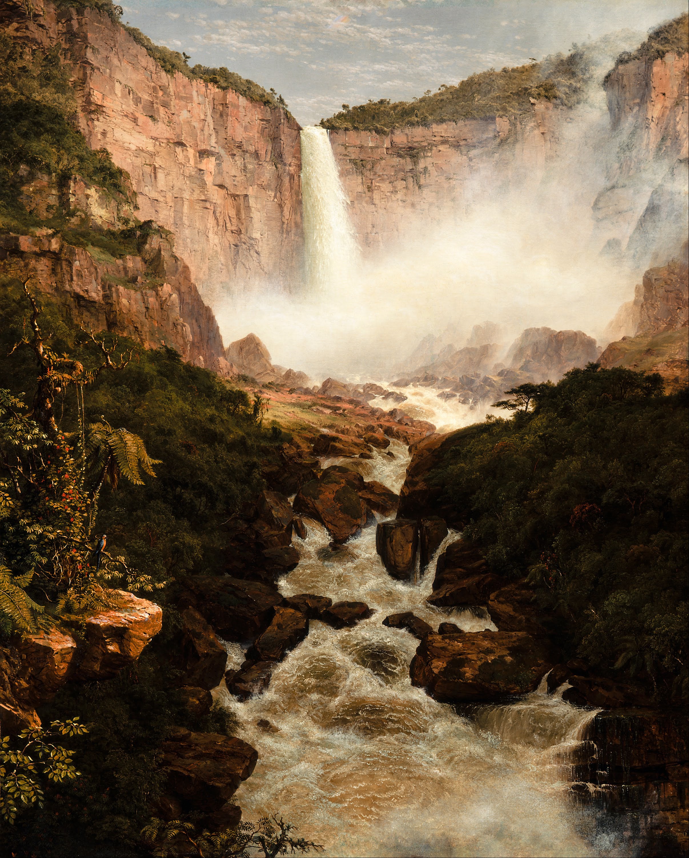 Les Chutes de Tequendama près de Bogota, Nouvelle-Grenade - Frederic Edwin Church