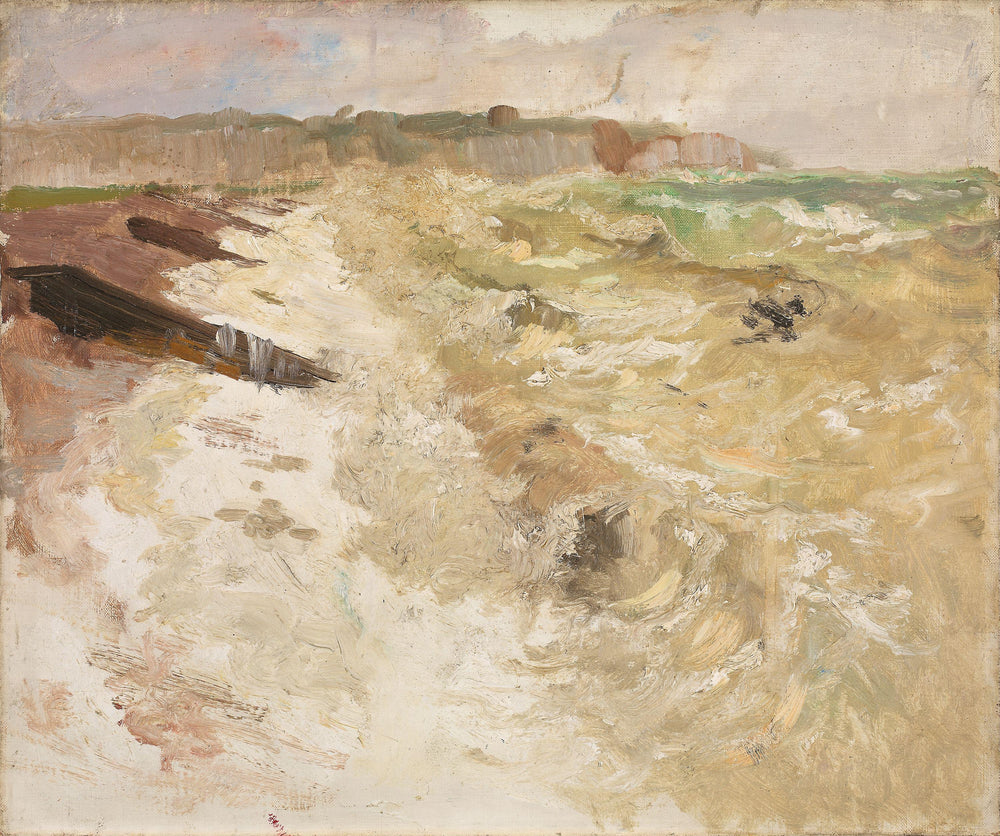 מחוף Dieppe - Frits Thaulow