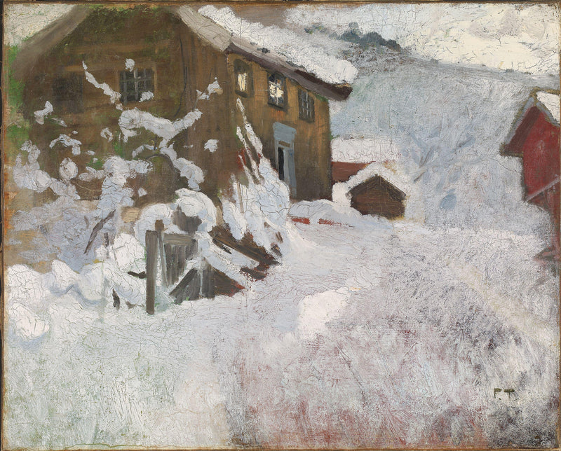 חורף נורבגי - Frits Thaulow