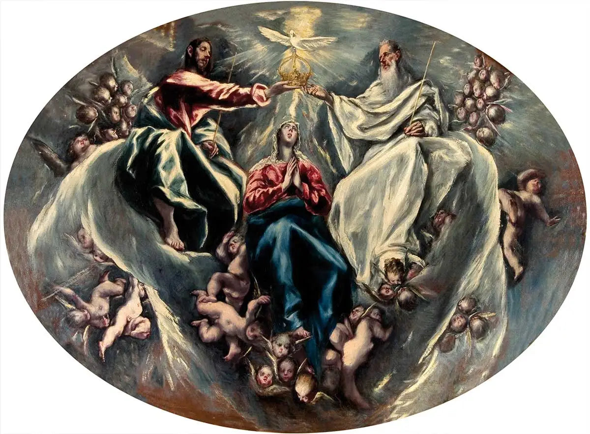 Le couronnement de la Vierge - El Greco - Alpha Reproduction