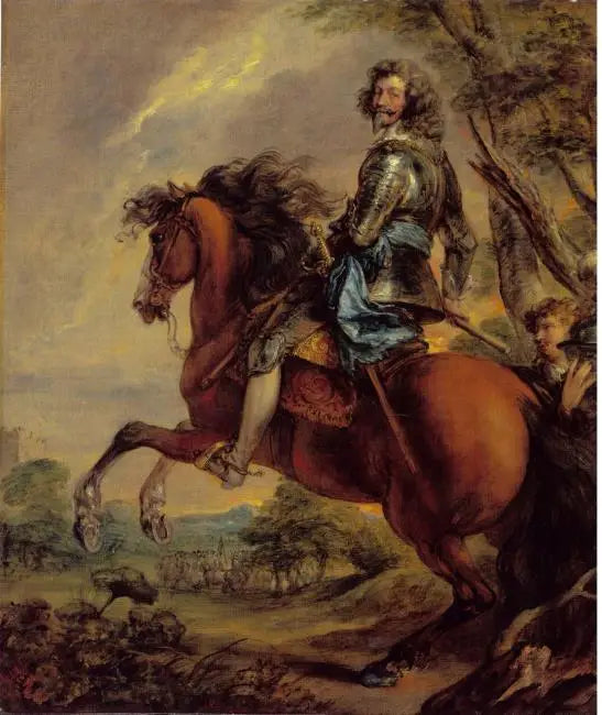 Portrait d’Albert de Ligne prince van Arenberg à cheval - Thomas Gainsborough - Alpha Reproduction