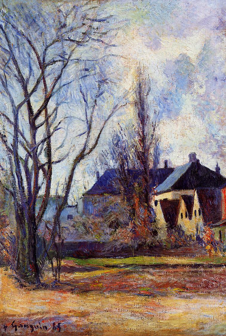 Reproduction du tableau « La Fin de l'hiver à Copenhague - Paul Gauguin » par Alpha Reproduction en peinture à l’huile