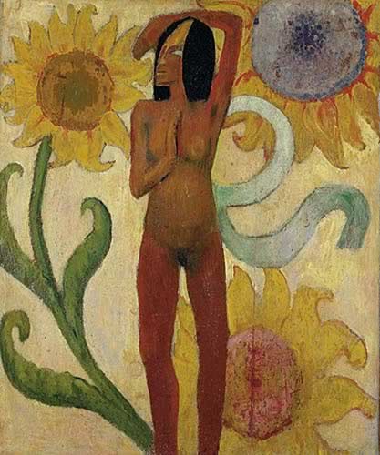 Reproduction du tableau « Femme caraïbe - Paul Gauguin » par Alpha Reproduction en peinture à l’huile