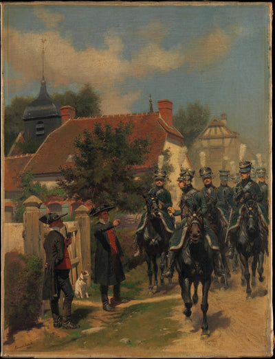 Gendarmes d’Ordonnance - Édouard Detaille - Alpha Reproduction