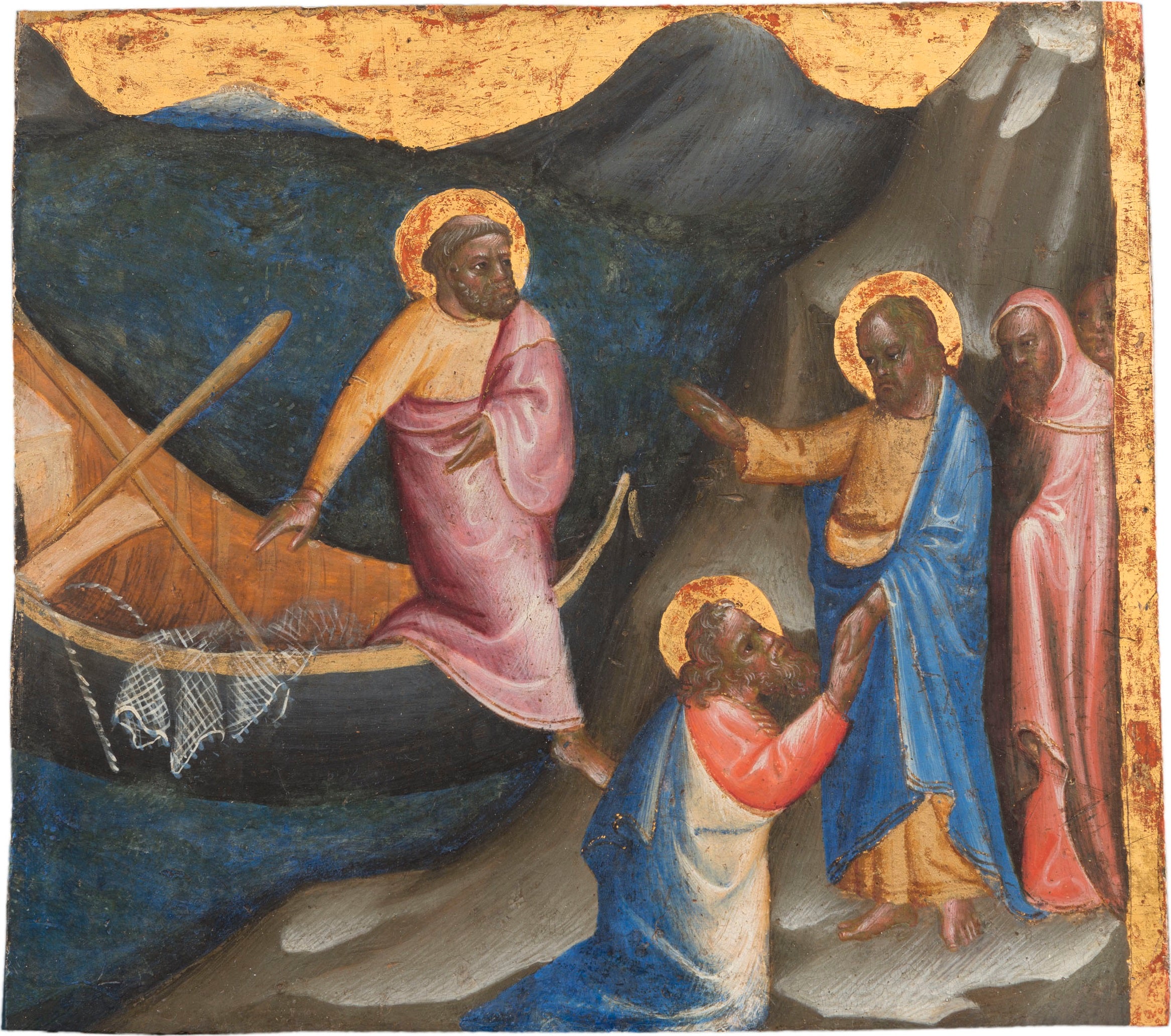 La vocation des saints Pierre et André - Gentile da Fabriano