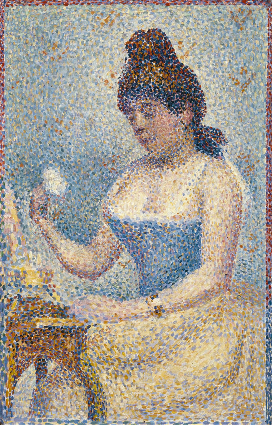 Étude pour « Jeune femme se poudrant », Georges Seurat, 1889