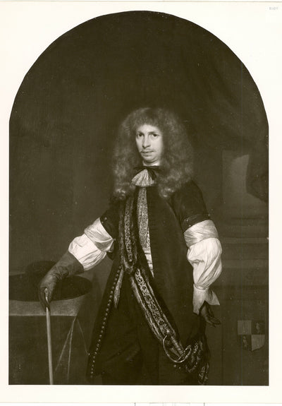 Portrait de Jacob de Graeff (1642-1690), en uniforme d'officier - Gerard ter Borch
