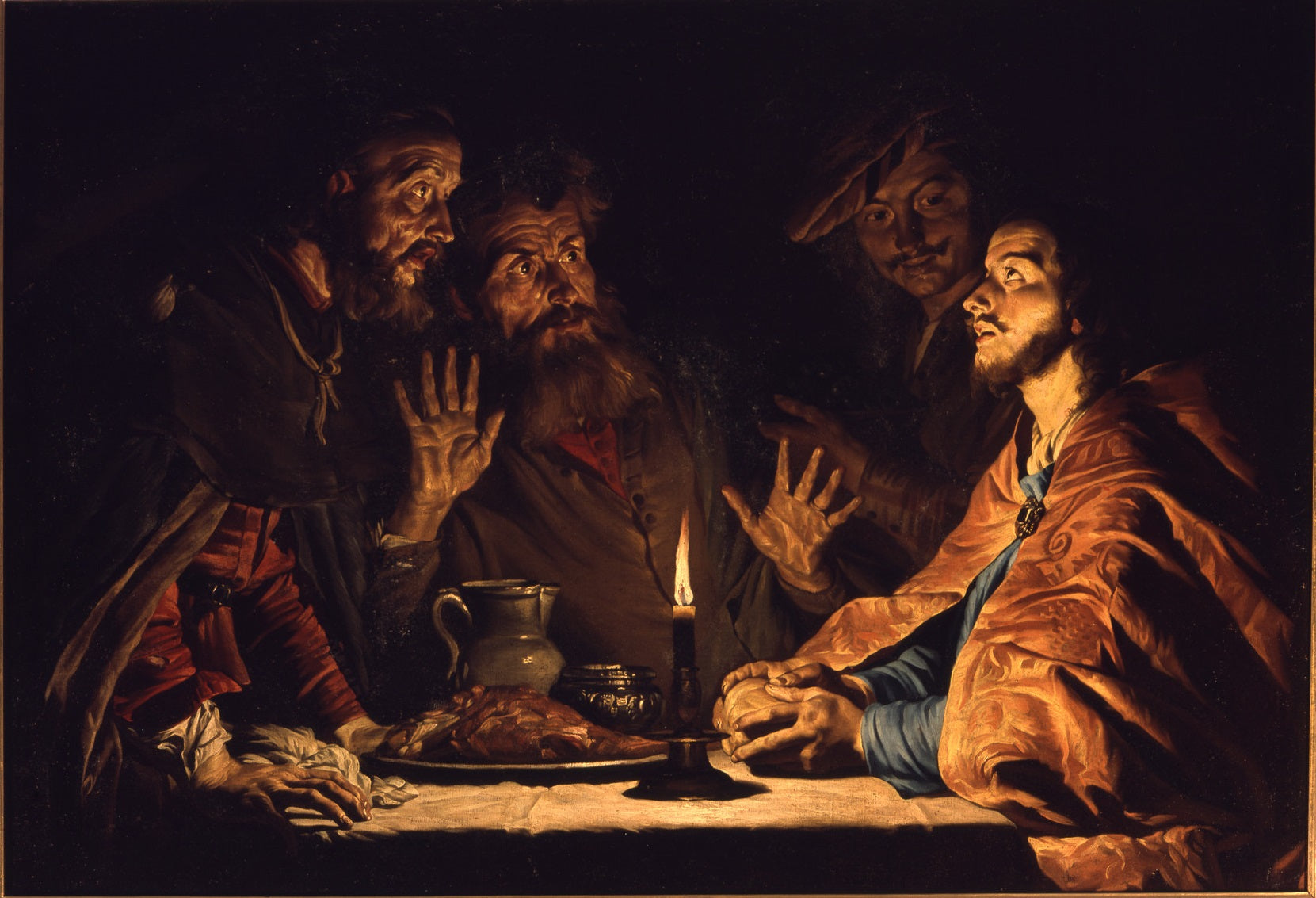 Le souper d'Emmaüs - Gerrit van Honthorst