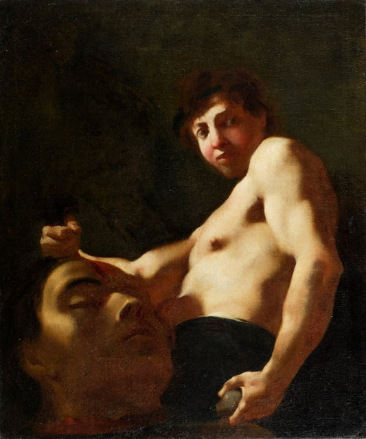 Reproduction du tableau « David avec le chef de Goliath - Giovanni Battista Tiepolo » par Alpha Reproduction en peinture à l’huile