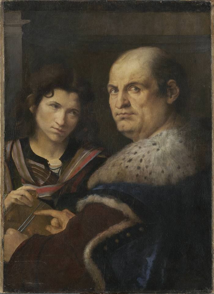 Portrait de Giovanni Borgherini et Trifone Gabriel - Giorgione