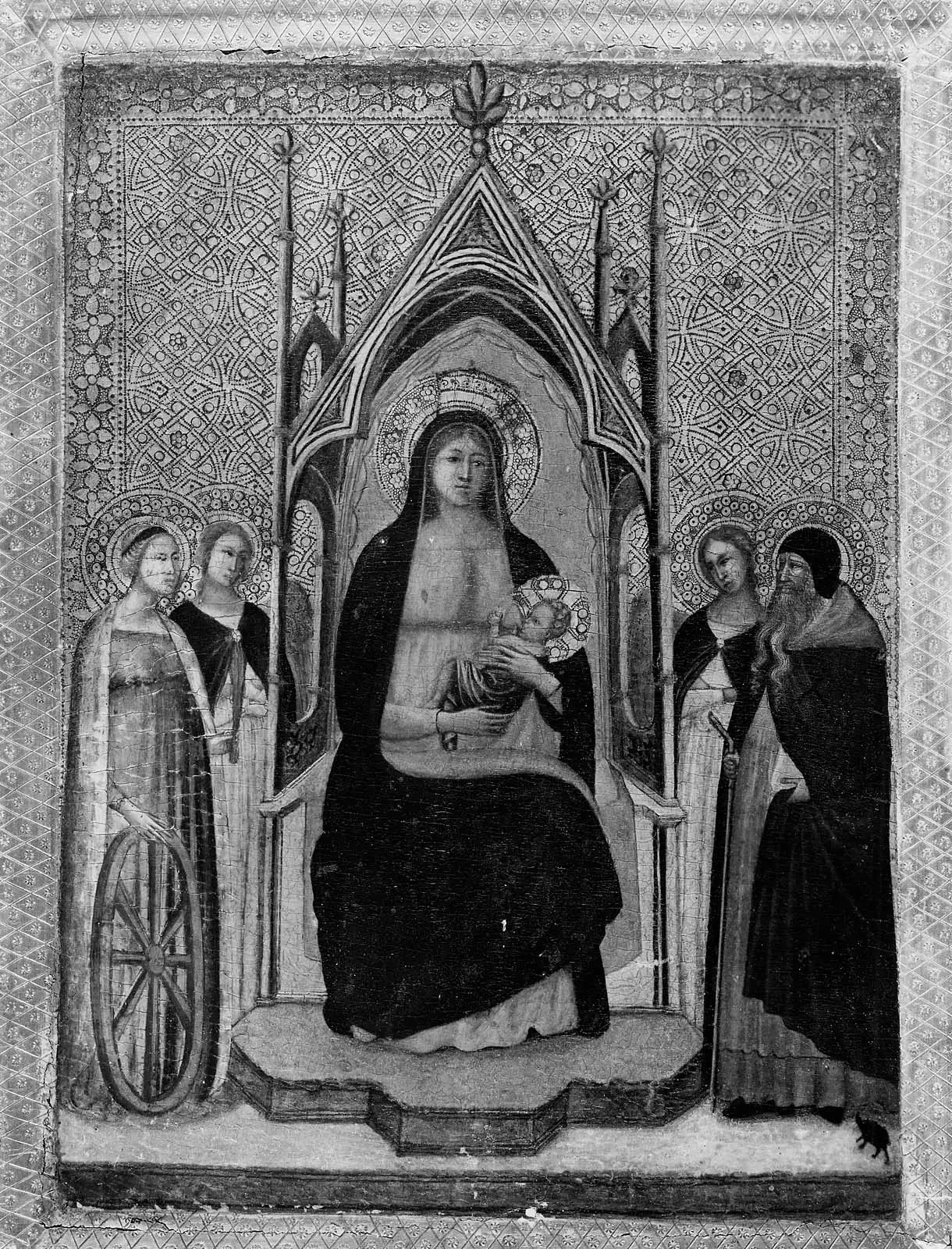 Vierge à l’Enfant entourée de quatre saints - Giotto - Alpha Reproduction