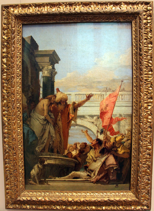 Reproduction du tableau « Ecce Homo - Giovanni Battista Tiepolo » par Alpha Reproduction en peinture à l’huile