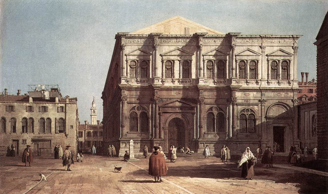 Le Campo San Rocco - Canaletto