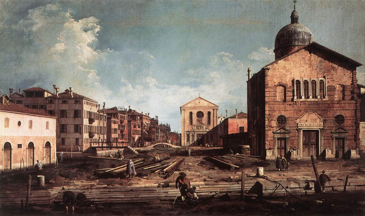 Vue de San Giuseppe di Castello - Canaletto