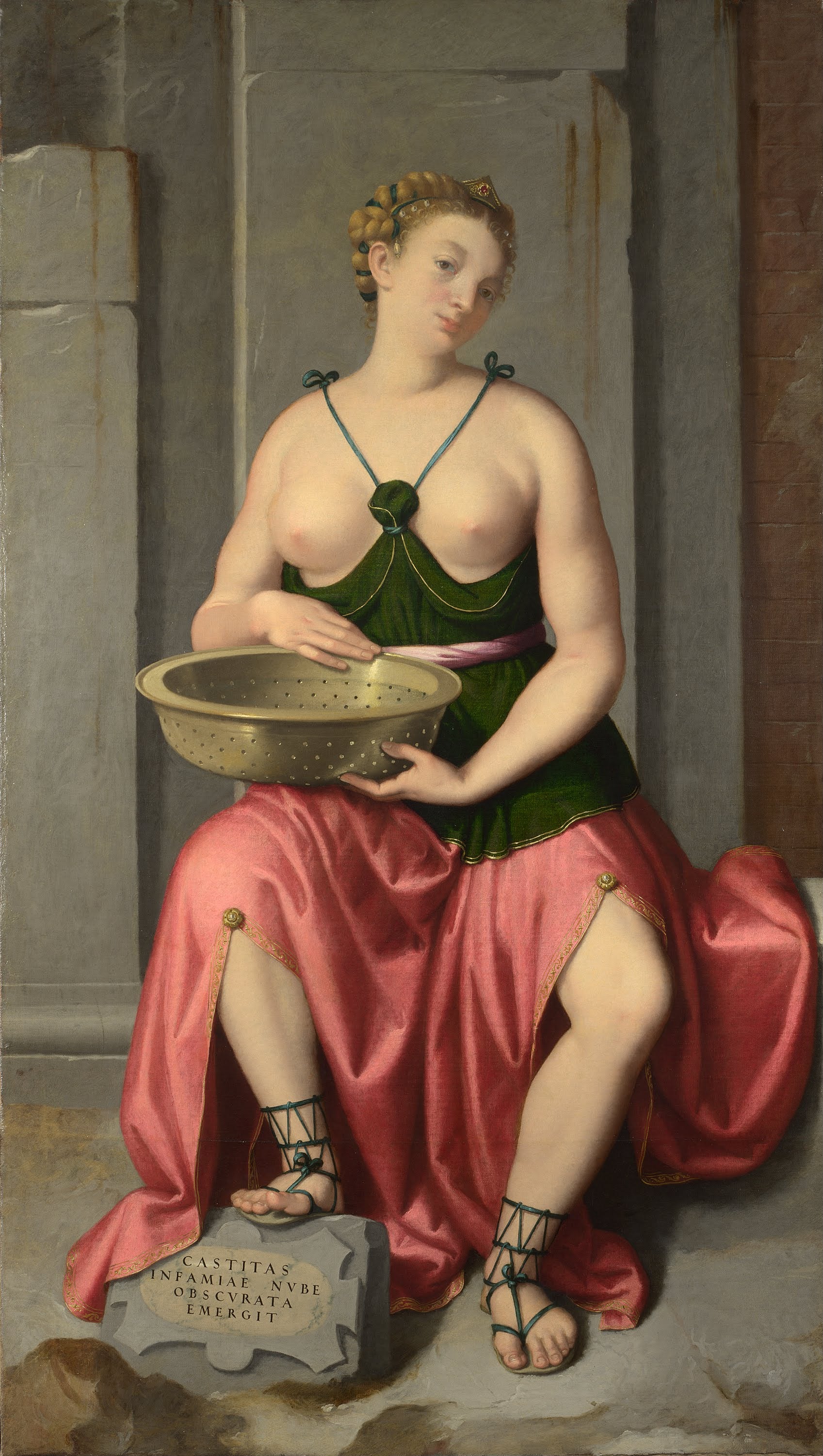La vestale Tuccia - Giovanni Battista Moroni