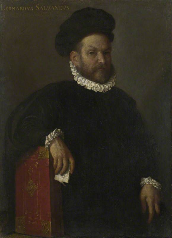 Portrait de Leonardo Salvagno (?) - Giovanni Battista Moroni