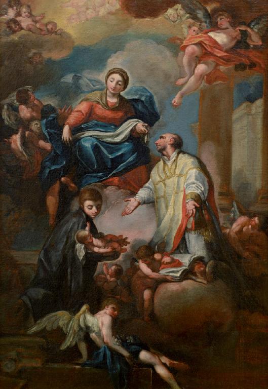 Reproduction du tableau « Deux Saints en Adoration - Giovanni Battista Tiepolo » par Alpha Reproduction en peinture à l’huile