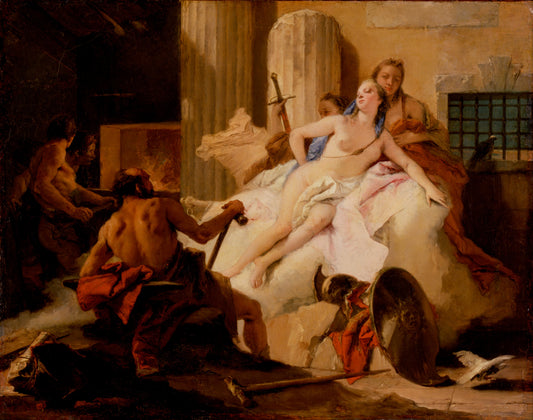 Reproduction du tableau « Sketch for "Venus and Vulcan" » par Alpha Reproduction en peinture à l’huile