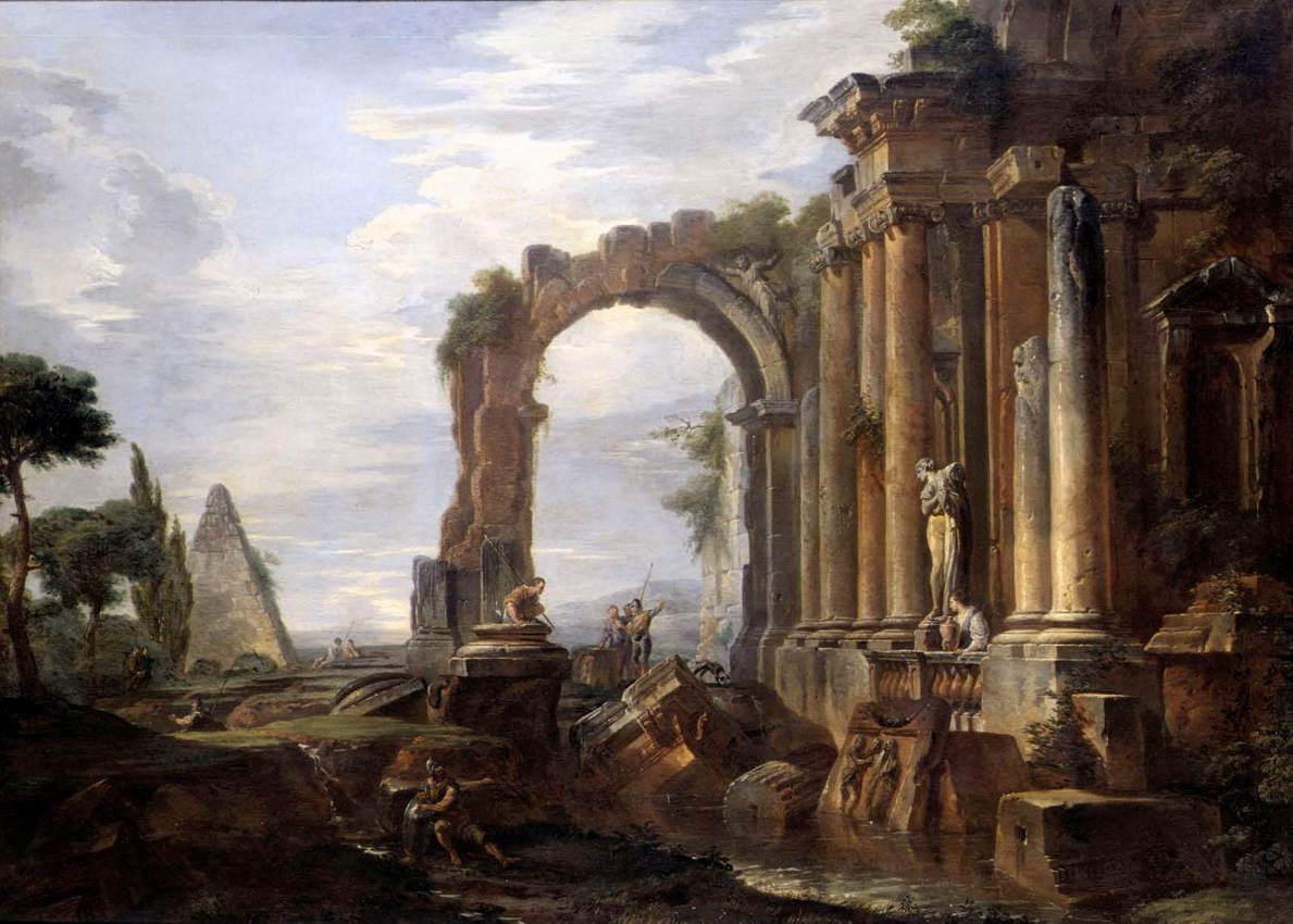 Capriccio des ruines classiques - Giovanni Paolo Panini