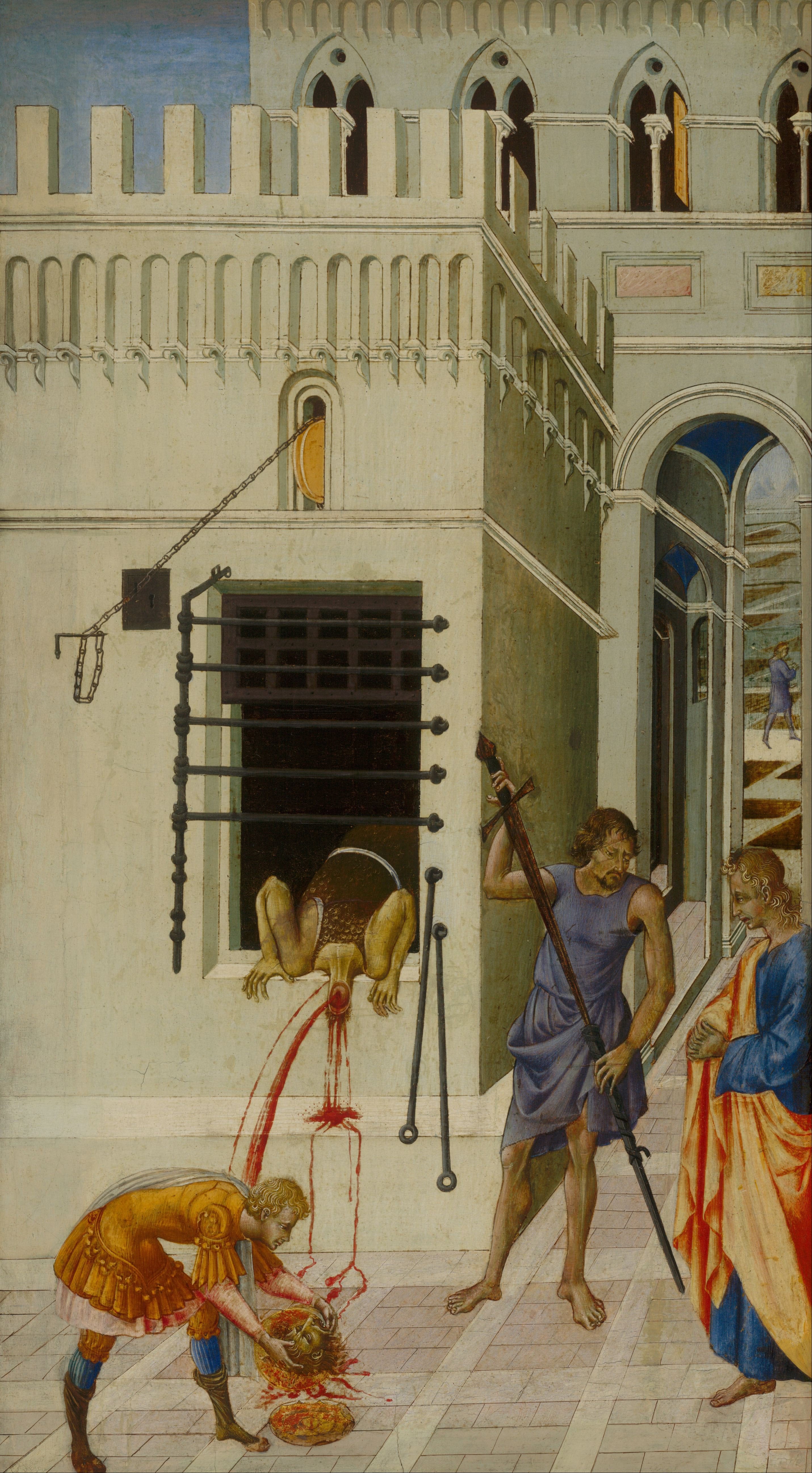 La décapitation de saint Jean-Baptiste - Giovanni di Paolo