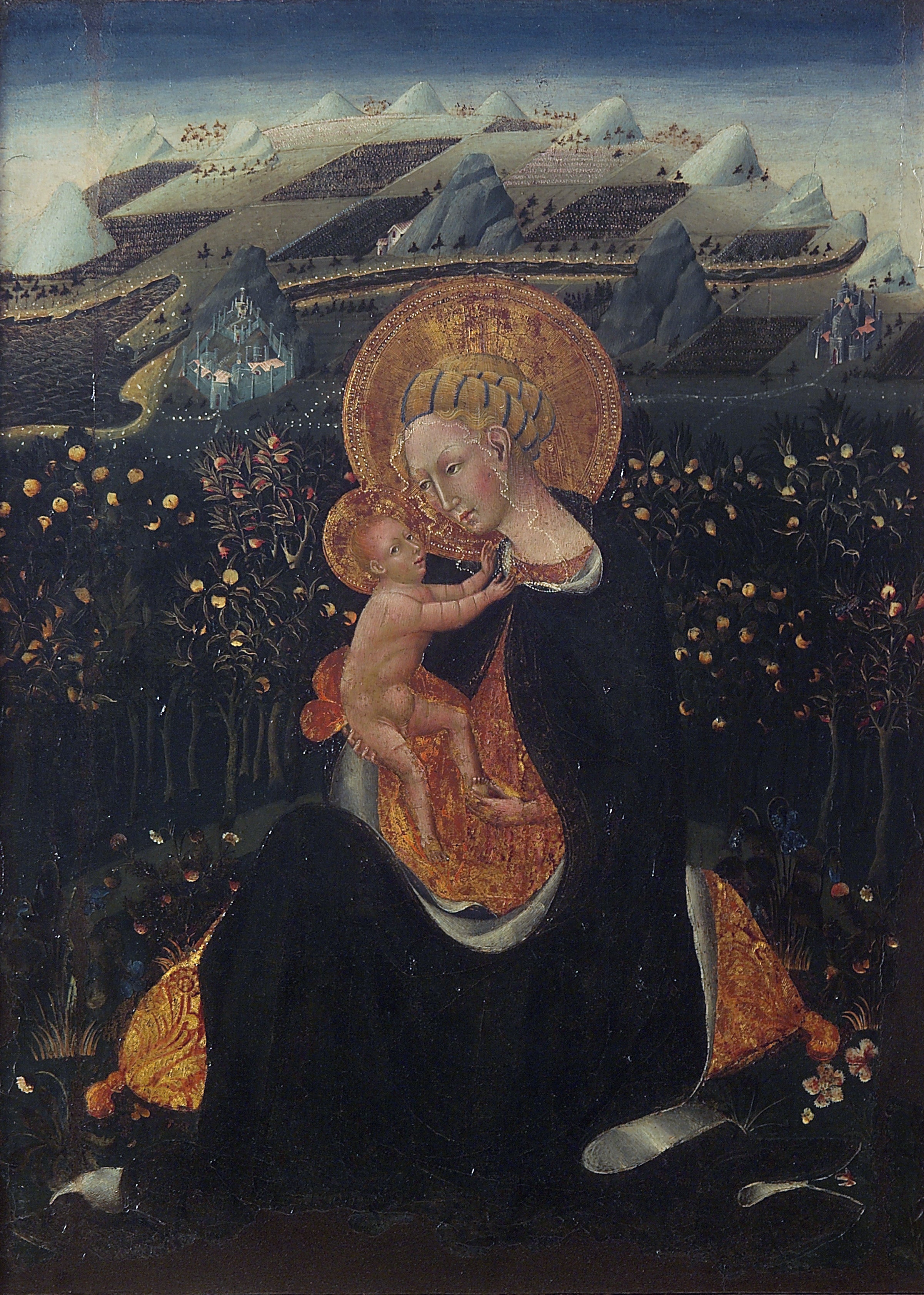 La Vierge d'humilité - Giovanni di Paolo