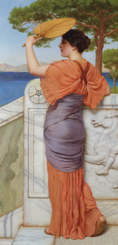 Sur le balcon - John William Godward - Alpha Reproduction
