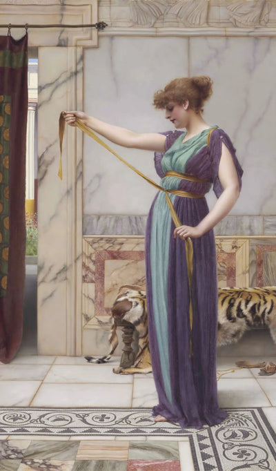 Une dame pompéienne - John William Godward - Alpha Reproduction