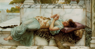 Les fiancés - John William Godward - Alpha Reproduction