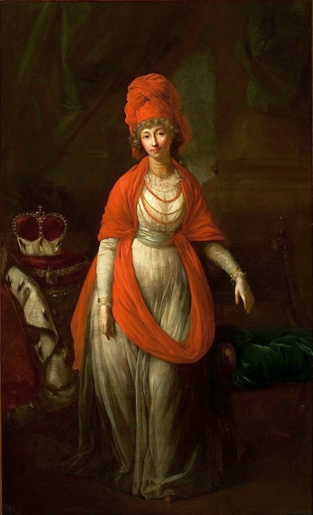 Portrait d'Anna Dorothée von Medem, duchesse de Courlande. - Anton Graff