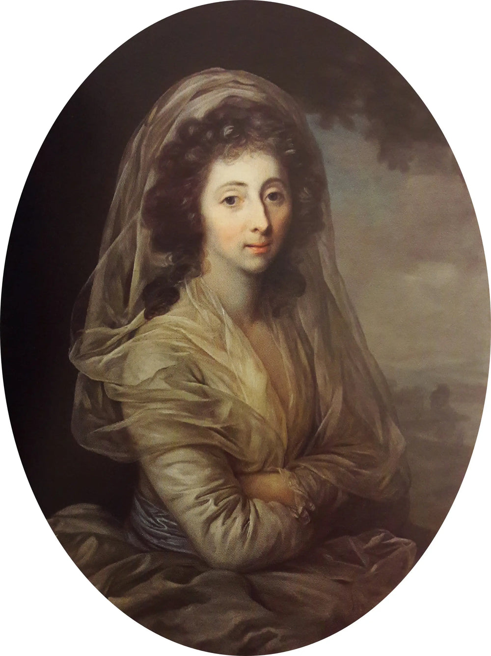 Portrait de Konstancja Rzewuska née Lubomirska. - Anton Graff - Alpha Reproduction