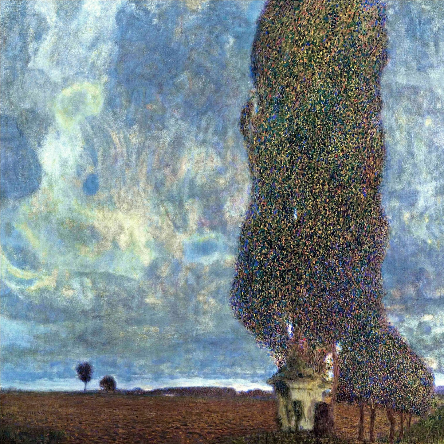 🌳 עצי פופל גדולים II (סערה מתקרבת) – גוסטב קלימט (בערך 1903)