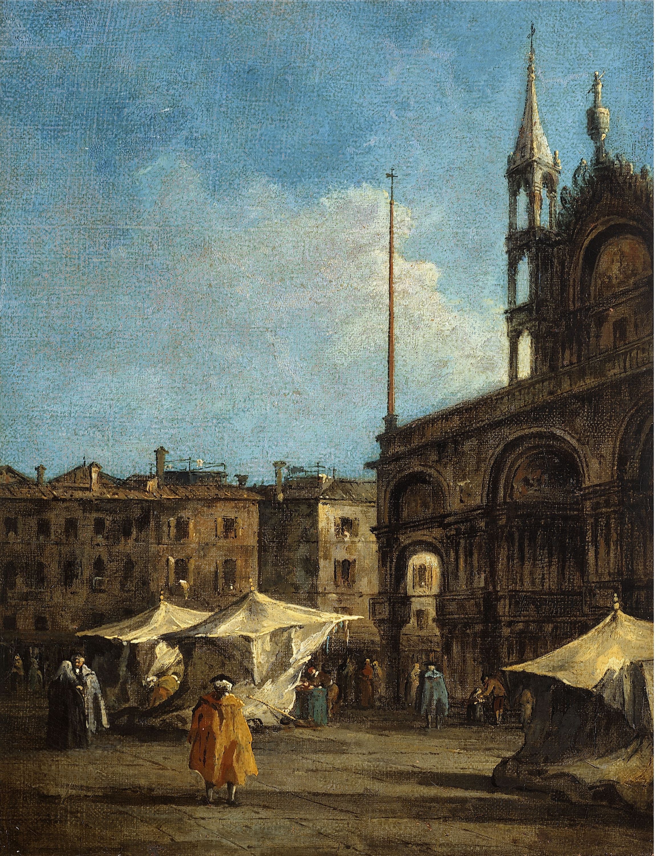 Vue de la place Saint-Marc, à Venise - Francesco Guardi