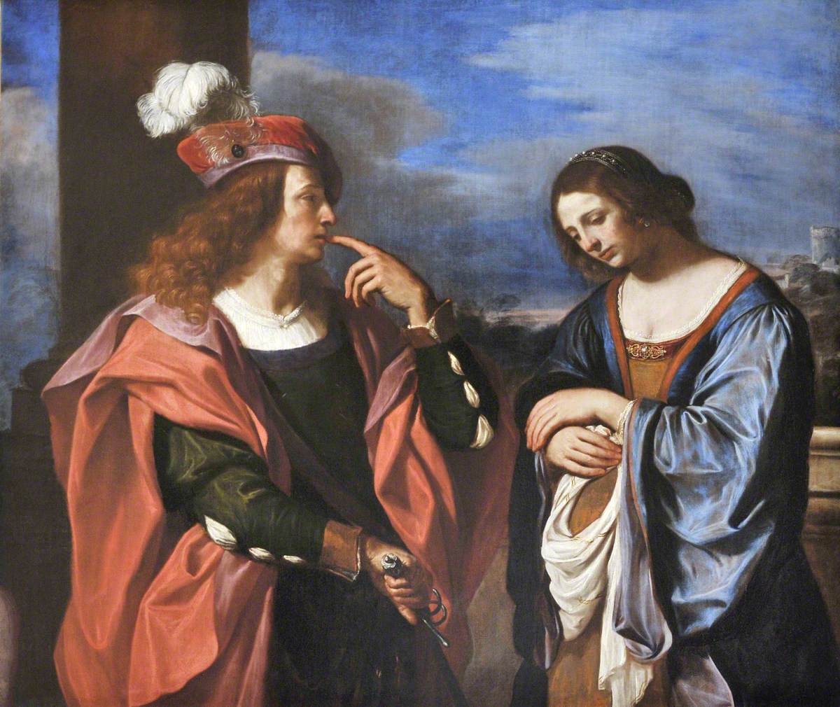 Absalom et Tamar - Guercino