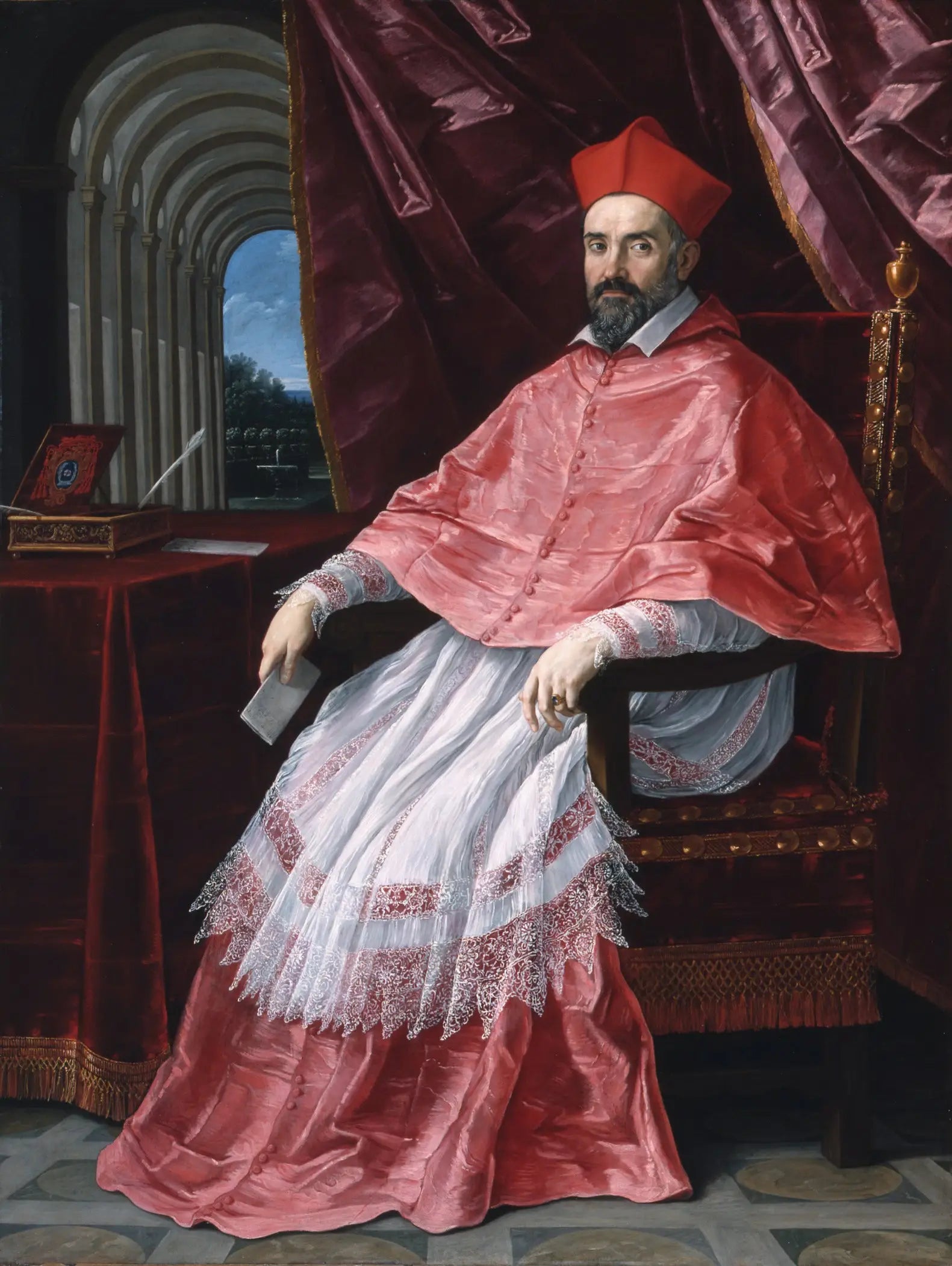 Portrait du cardinal Roberto Ubaldino légat pontifical à Bologne - Guido Reni - Alpha Reproduction